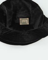 Vintage Stussy Velvet Style Bucket Hat - OS