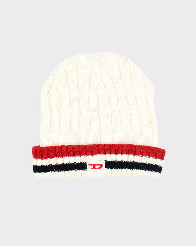 Vintage Y2K Diesel Small Logo Roll Beanie - OS