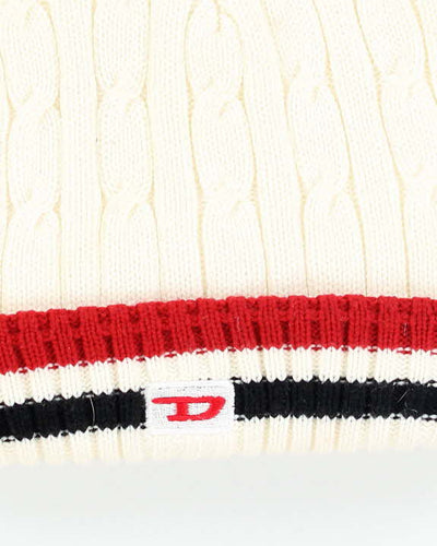 Vintage Y2K Diesel Small Logo Roll Beanie - OS