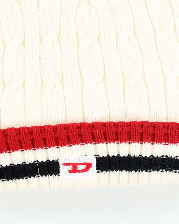 Vintage Y2K Diesel Small Logo Roll Beanie - OS