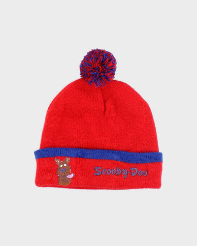 Vintage Scooby Doo Embroidered Bobble Beanie - OS