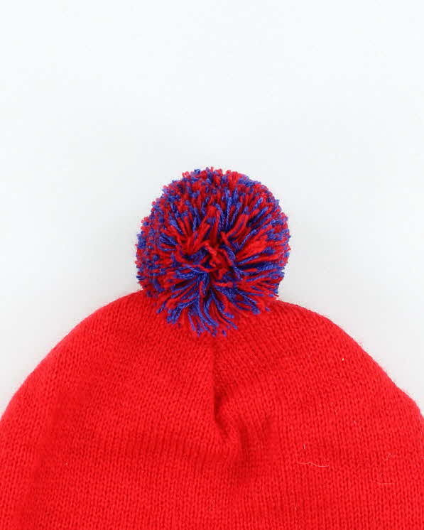 Vintage Scooby Doo Embroidered Bobble Beanie - OS