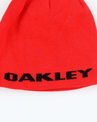 Vintage Y2K Oakley Spell Out Toque Beanie - OS