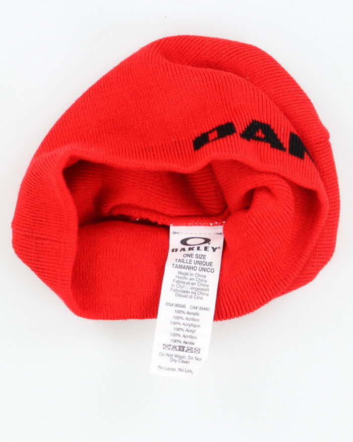 Vintage Y2K Oakley Spell Out Toque Beanie - OS – Rokit