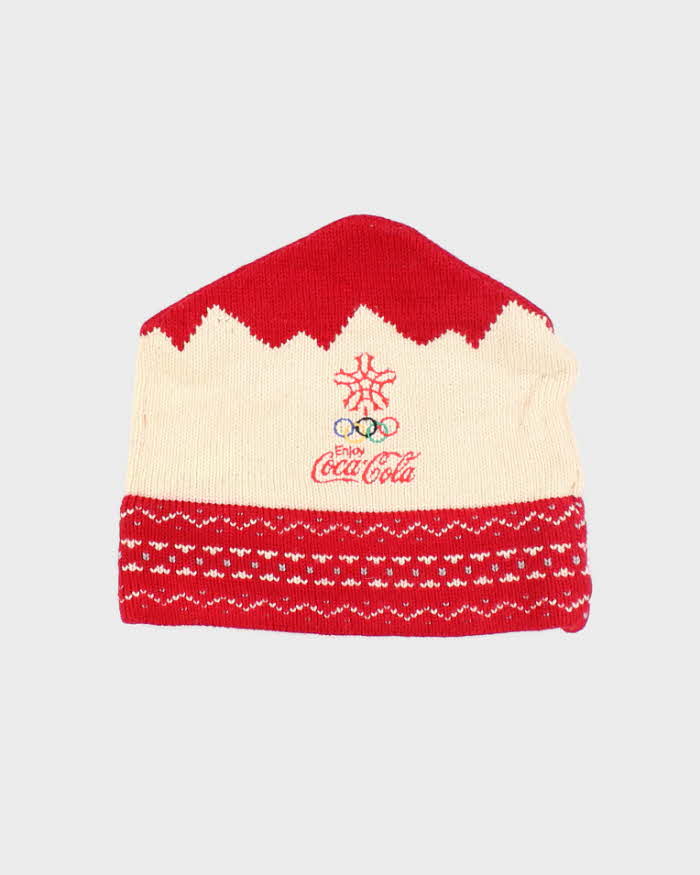 Vintage 90's Winter Olympics Toque Beanie - OS