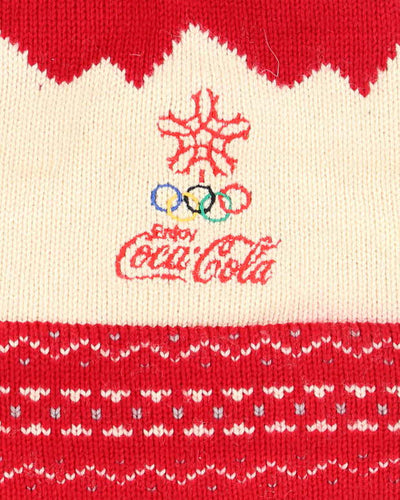 Vintage 90's Winter Olympics Toque Beanie - OS