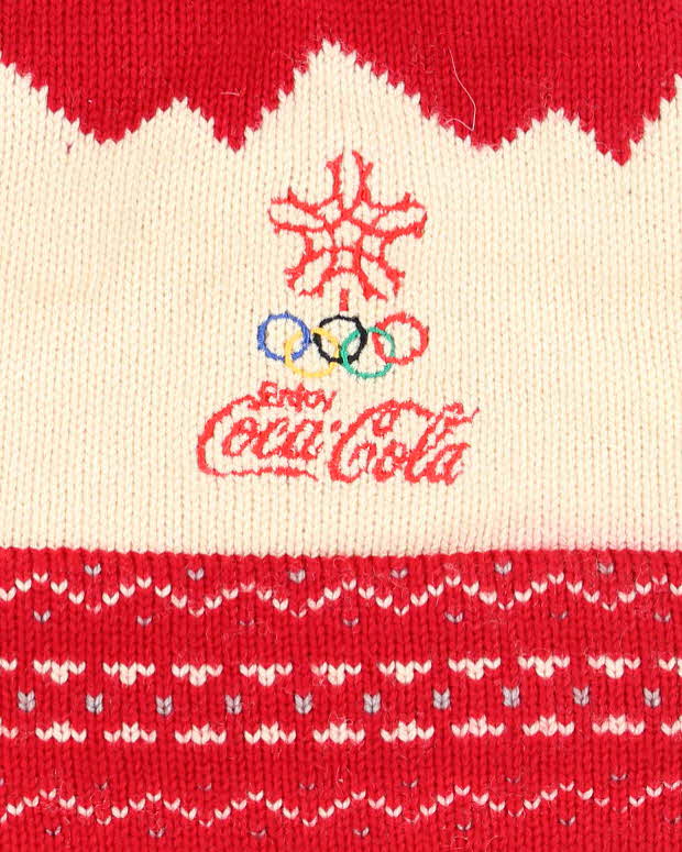 Vintage 90's Winter Olympics Toque Beanie - OS