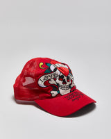 Vintage Y2K 00s Ed Hardy Embroidered Trucker Cap - O/S
