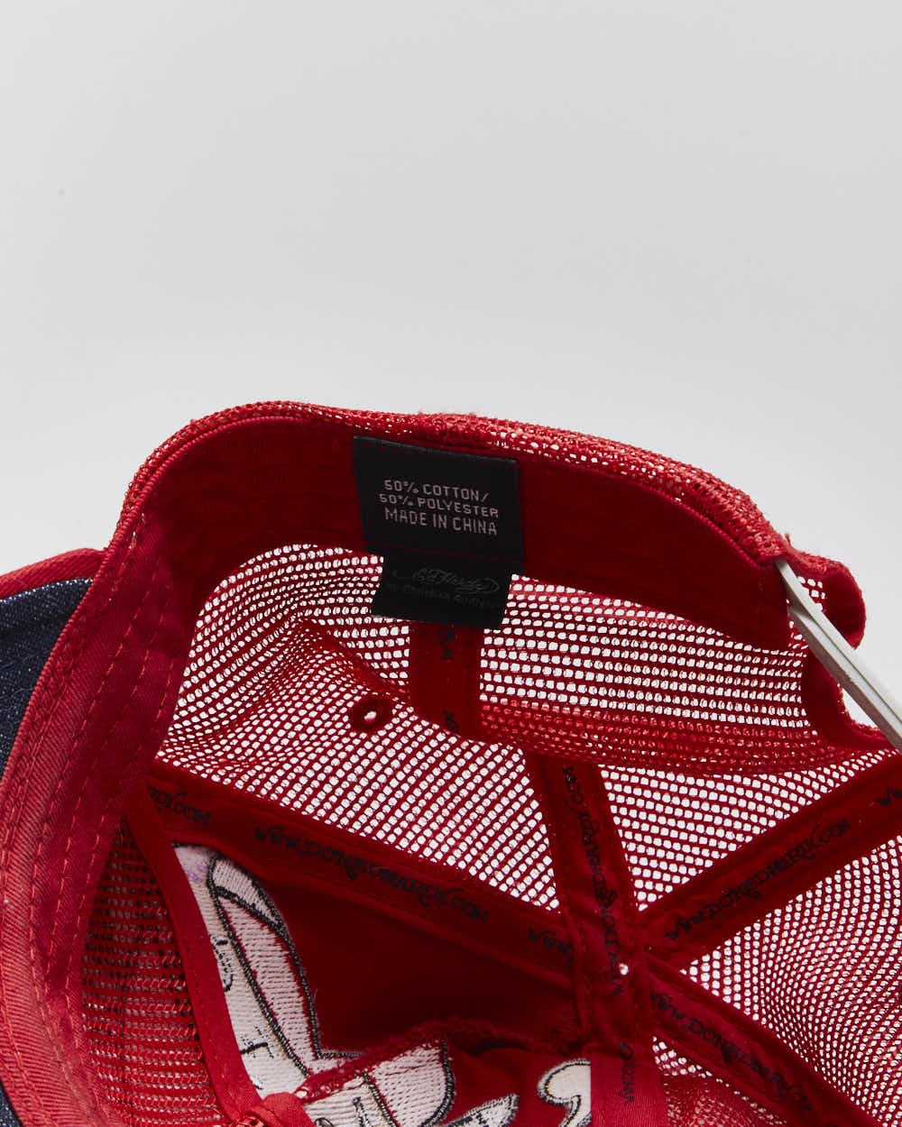 Vintage Y2K 00s Ed Hardy Embroidered Trucker Cap - O/S