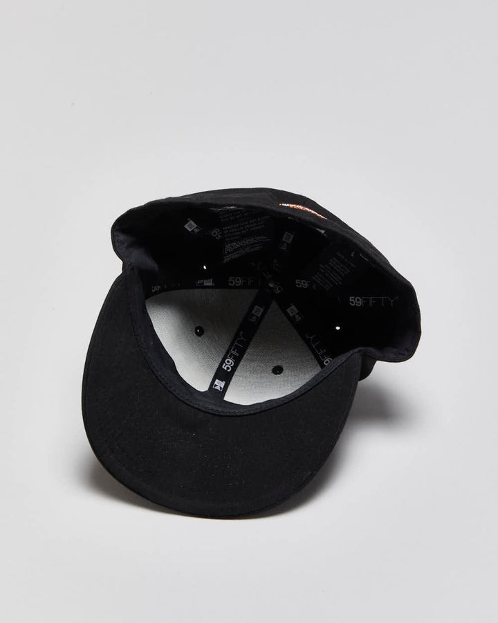 Vintage Black Harley Davidson New Era Fitted Cap -  L
