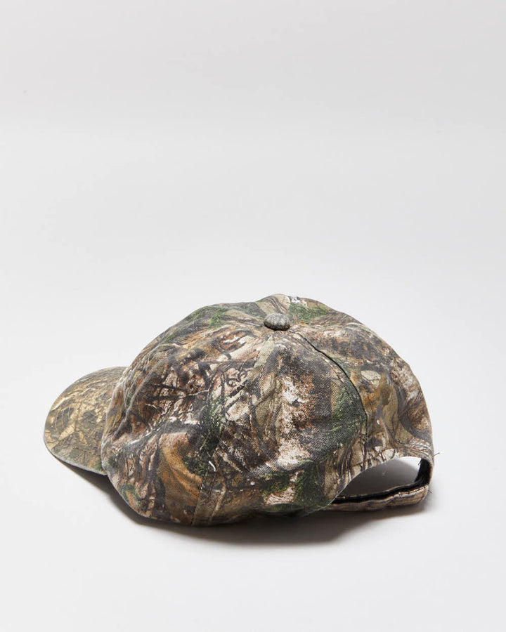 Vintage Y2K 00s Remington Realtree Camo Velcro Baseball Cap - OS