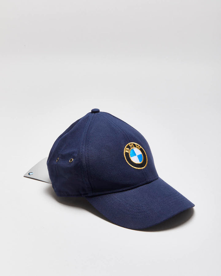 DSWT Vintage BMW Classic Leather Strap Baseball Cap - OS