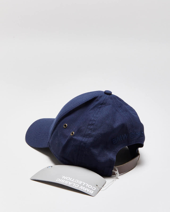 DSWT Vintage BMW Classic Leather Strap Baseball Cap - OS