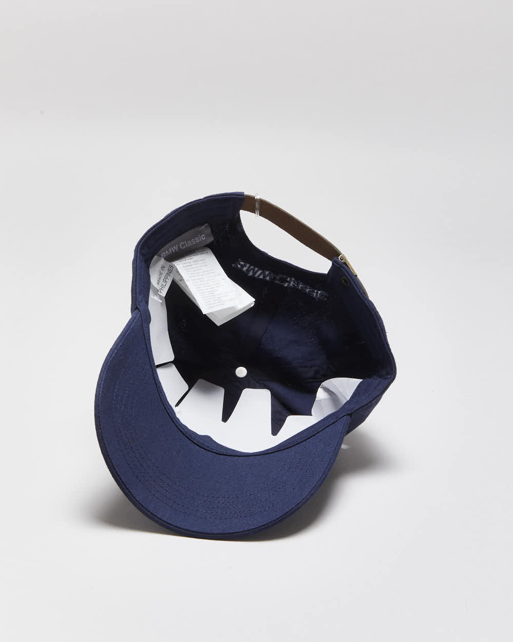 DSWT Vintage BMW Classic Leather Strap Baseball Cap - OS