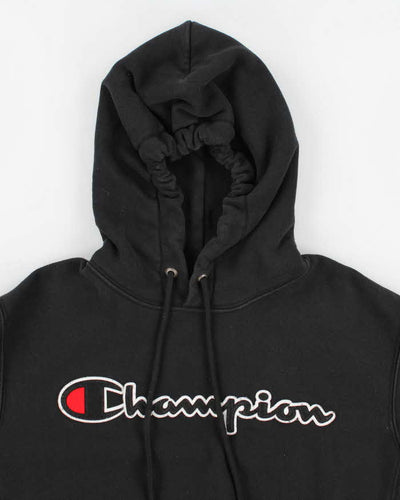 Champion Reverse Weave Black Hoodie - M