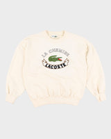 Lacoste Cream Sweatshirt - M