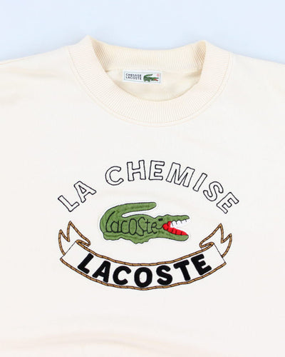 Lacoste Cream Sweatshirt - M
