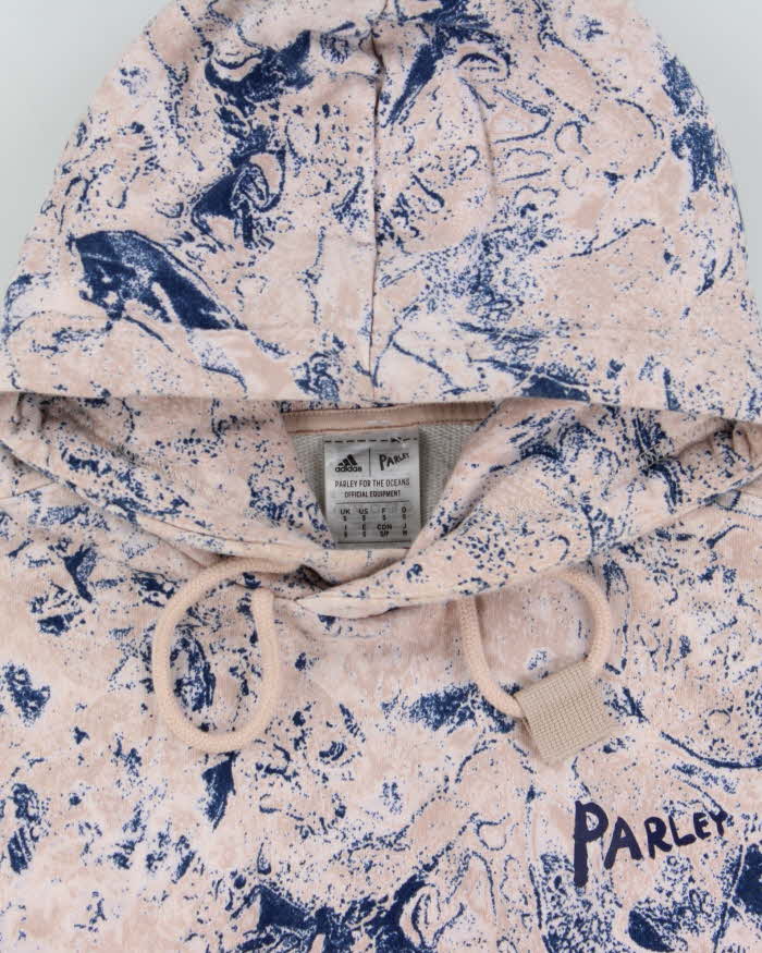 2023 Adidas x Parley Oceans Heavyweight Boxy Unisex Pullover Hoodie - S