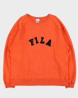 Vintage 1990s Fila Embroidered Spell-Out Crewneck Sweatshirt - XL