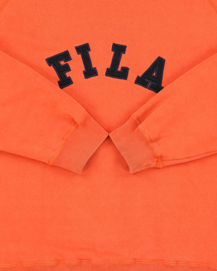 Vintage 1990s Fila Embroidered Spell-Out Crewneck Sweatshirt - XL