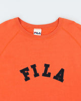 Vintage 1990s Fila Embroidered Spell-Out Crewneck Sweatshirt - XL