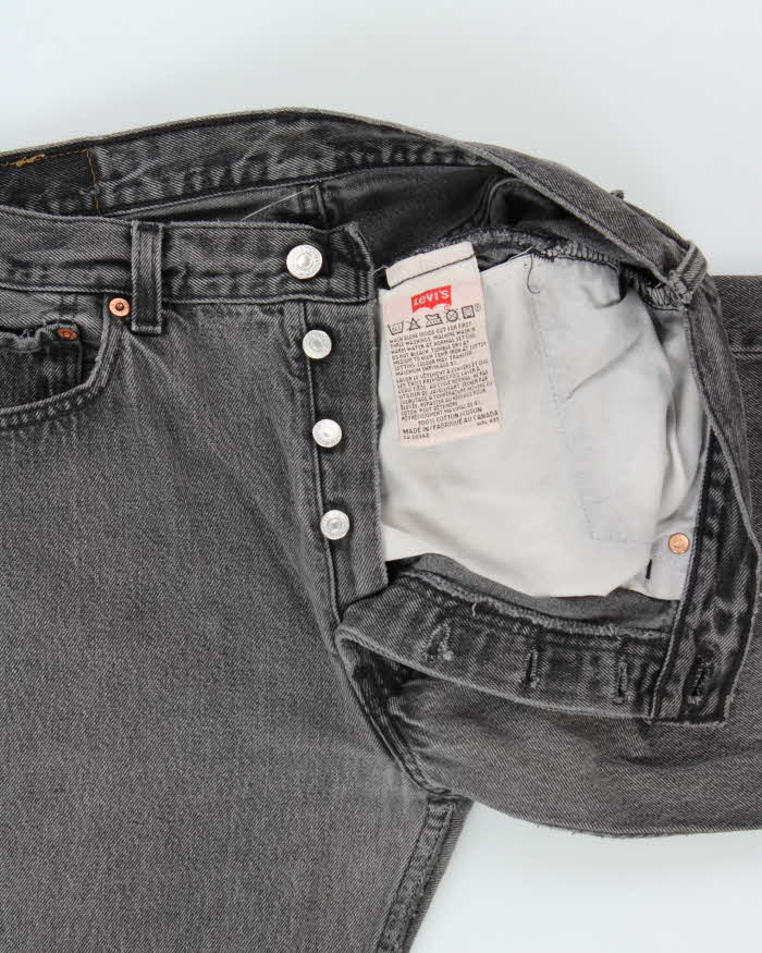 Vintage 1997 Levi's 501 Red Batwing Made In Canada Jeans - W32 L33