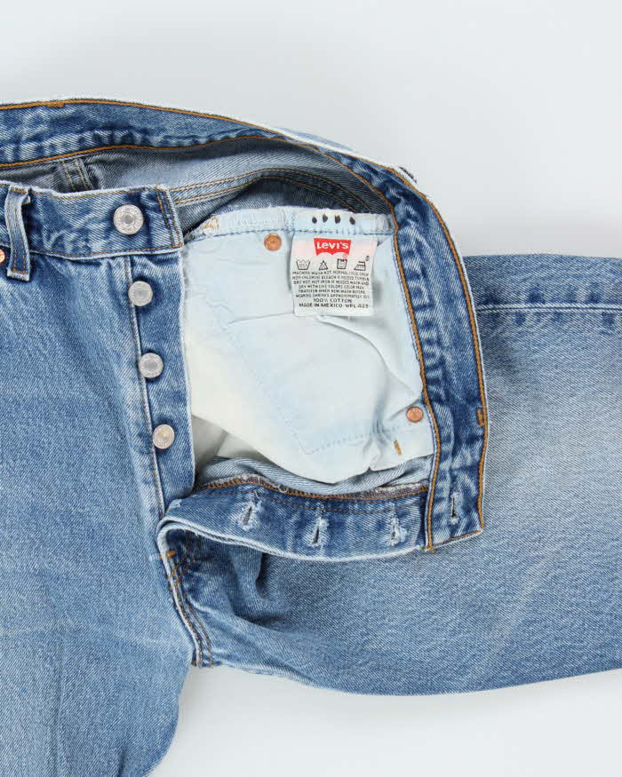 Vintage 1999 Levi's 501 Red Batwing Distressed Jeans - W31 L29