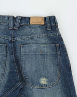 Vintage Y2k 2000s Limestone Twisted Hem Jeans - W32 L31