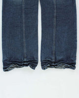 Vintage Y2k 2000s Limestone Twisted Hem Jeans - W32 L31
