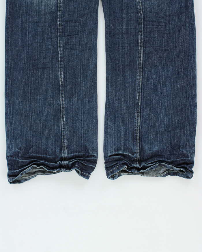 Vintage Y2k 2000s Limestone Twisted Hem Jeans - W32 L31