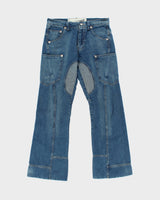 Vintage Y2K 2000s Weird Willy Patchwork Relaxed Fit Jeans - W32 L31