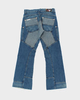 Vintage Y2K 2000s Weird Willy Patchwork Relaxed Fit Jeans - W32 L31