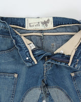 Vintage Y2K 2000s Weird Willy Patchwork Relaxed Fit Jeans - W32 L31