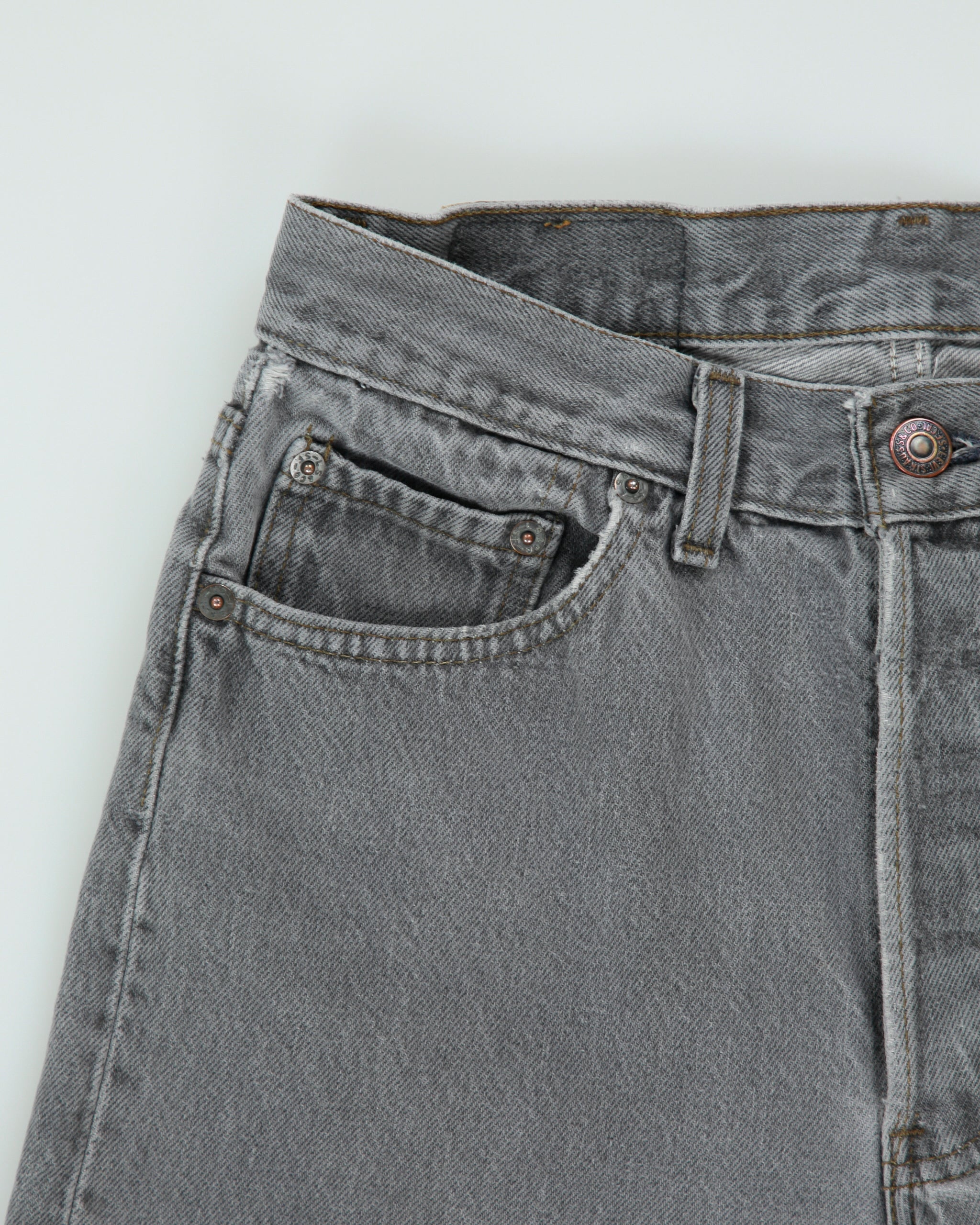 Vintage 1990s Levi's 501 Red Batwing Made In USA Jeans - W26 L30