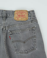 Vintage 1990s Levi's 501 Red Batwing Made In USA Jeans - W26 L30