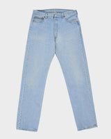Vintage 1998 Levi's 501 Red Batwing Made In Canada Jeans - W33 L35