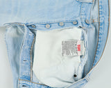 Vintage 1999 Levi's 501 Red Batwing Made In Canada Jeans - W32 L30