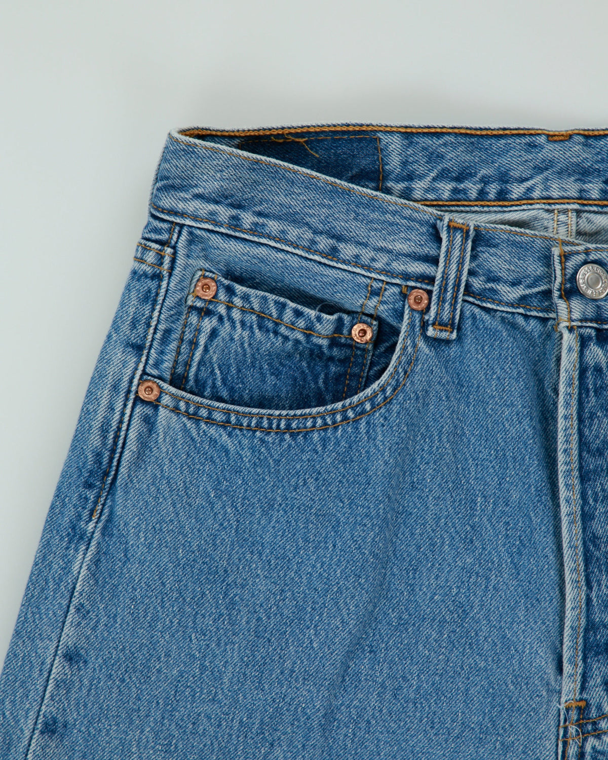 Vintage 1996 Levi's 501 Red Batwing Made In Canada Jeans - W29 L31