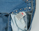Vintage 1996 Levi's 501 Red Batwing Made In Canada Jeans - W29 L31