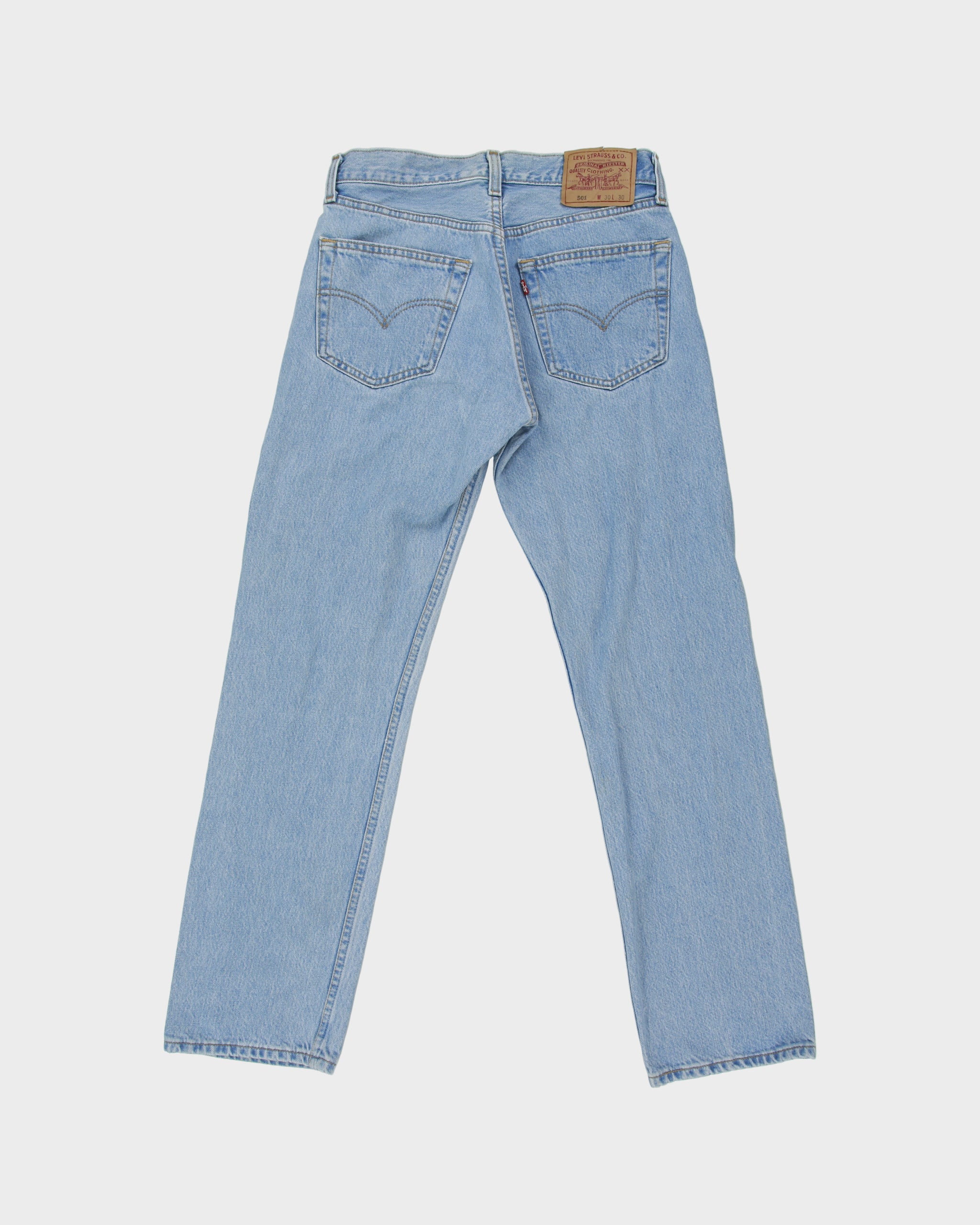 Vintage 1999 Levi's 501 Red Batwing Made In Canada Jeans - W28 L29