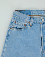 Vintage 1999 Levi's 501 Red Batwing Made In Canada Jeans - W28 L29