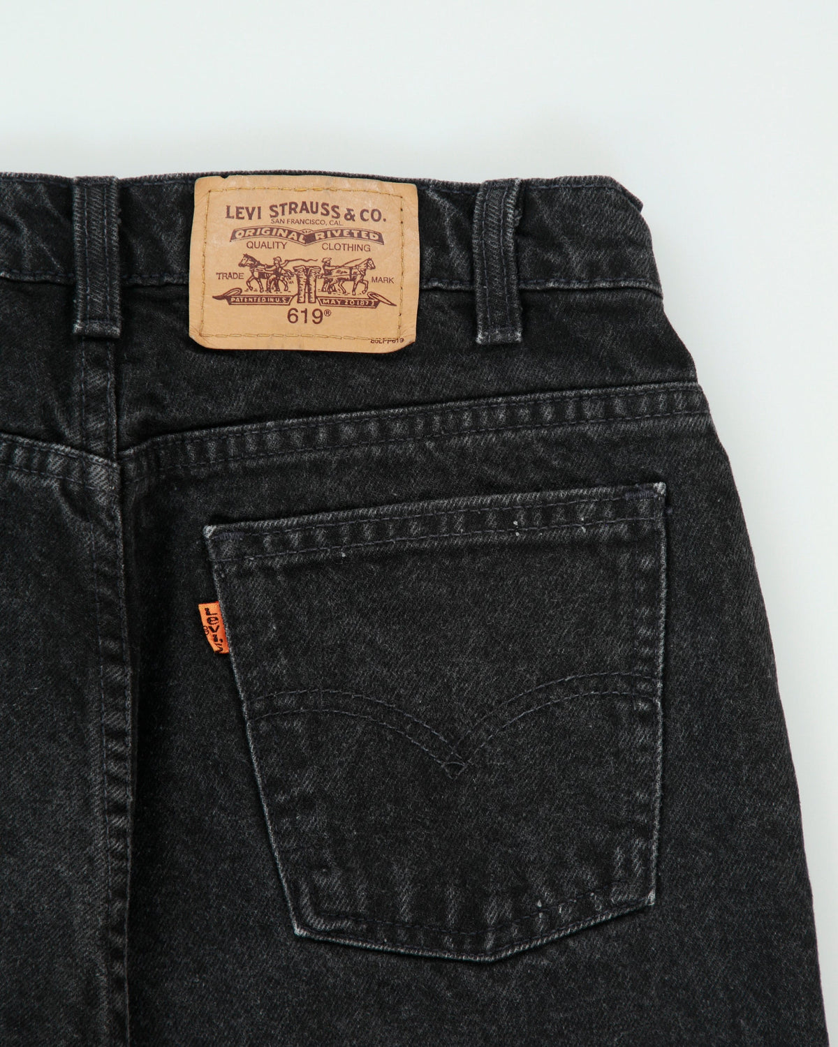 Vintage 1999 Levi's 619 Orange Tab Made In Canada Straight Leg Denim Jeans - W29 L27