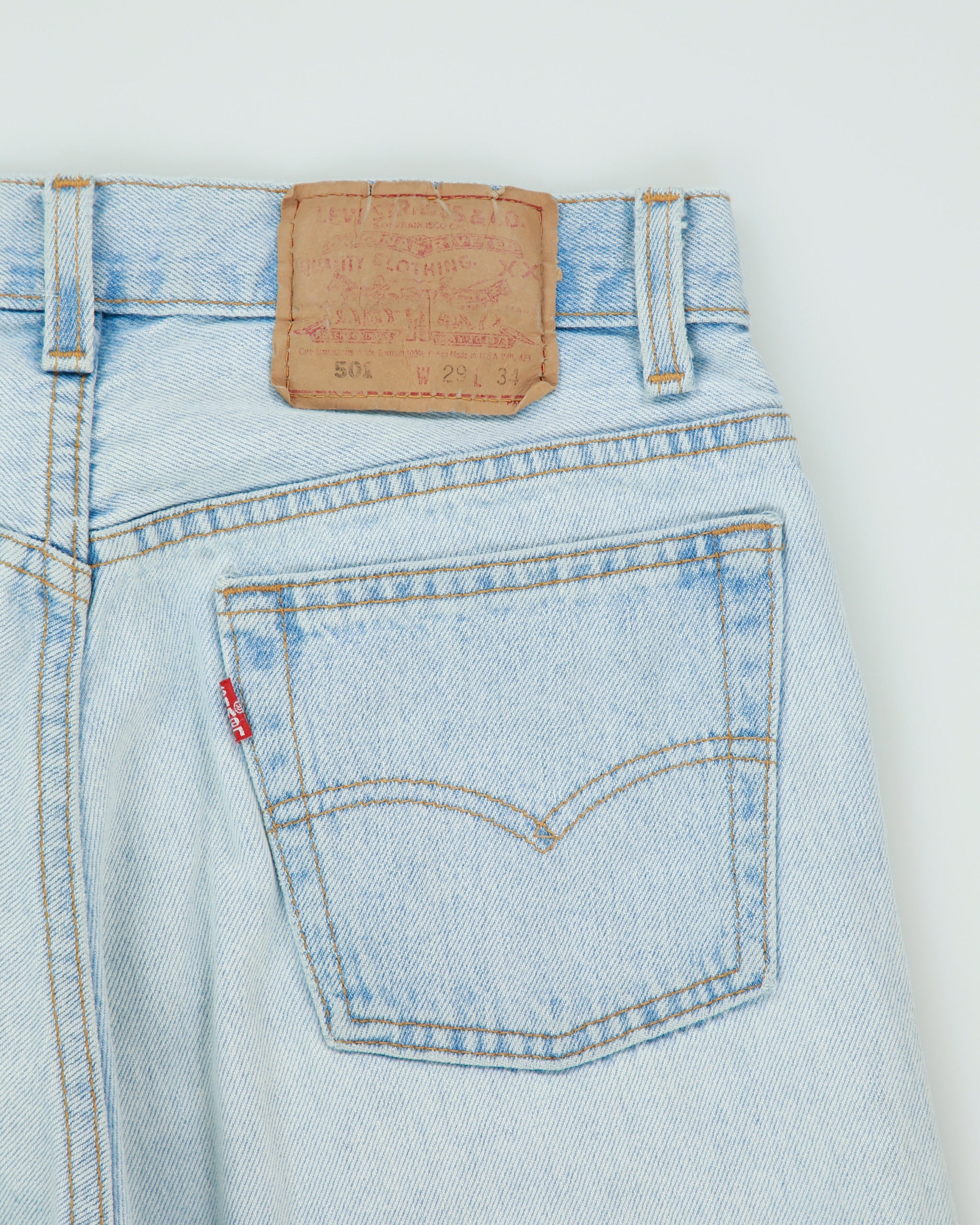 Vintage 1993 Levi's 501 Batwing Made In USA Jeans - W27 L32