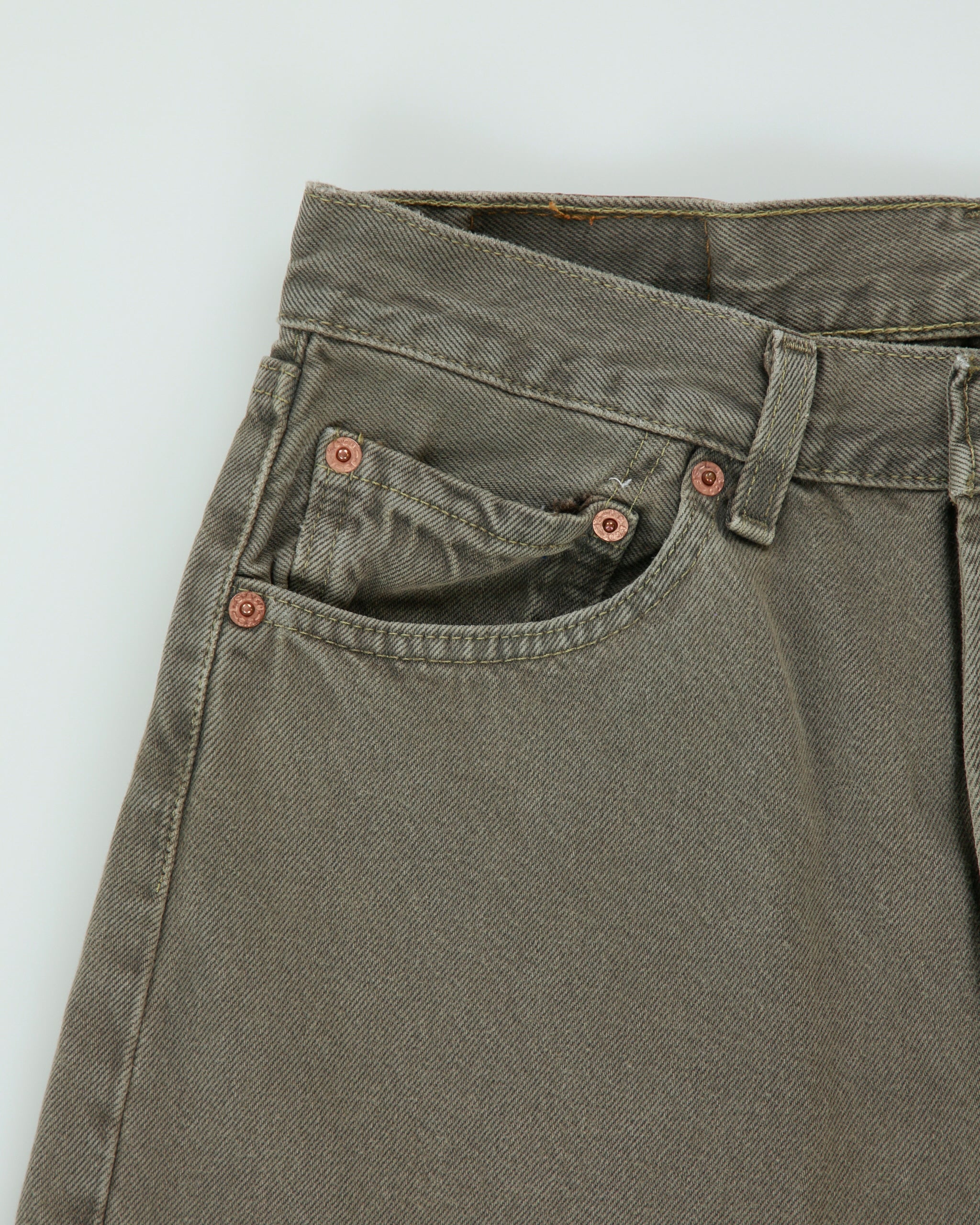 Vintage 1998 Levi's 501 Red Batwing Made In USA Jeans - W30 L34