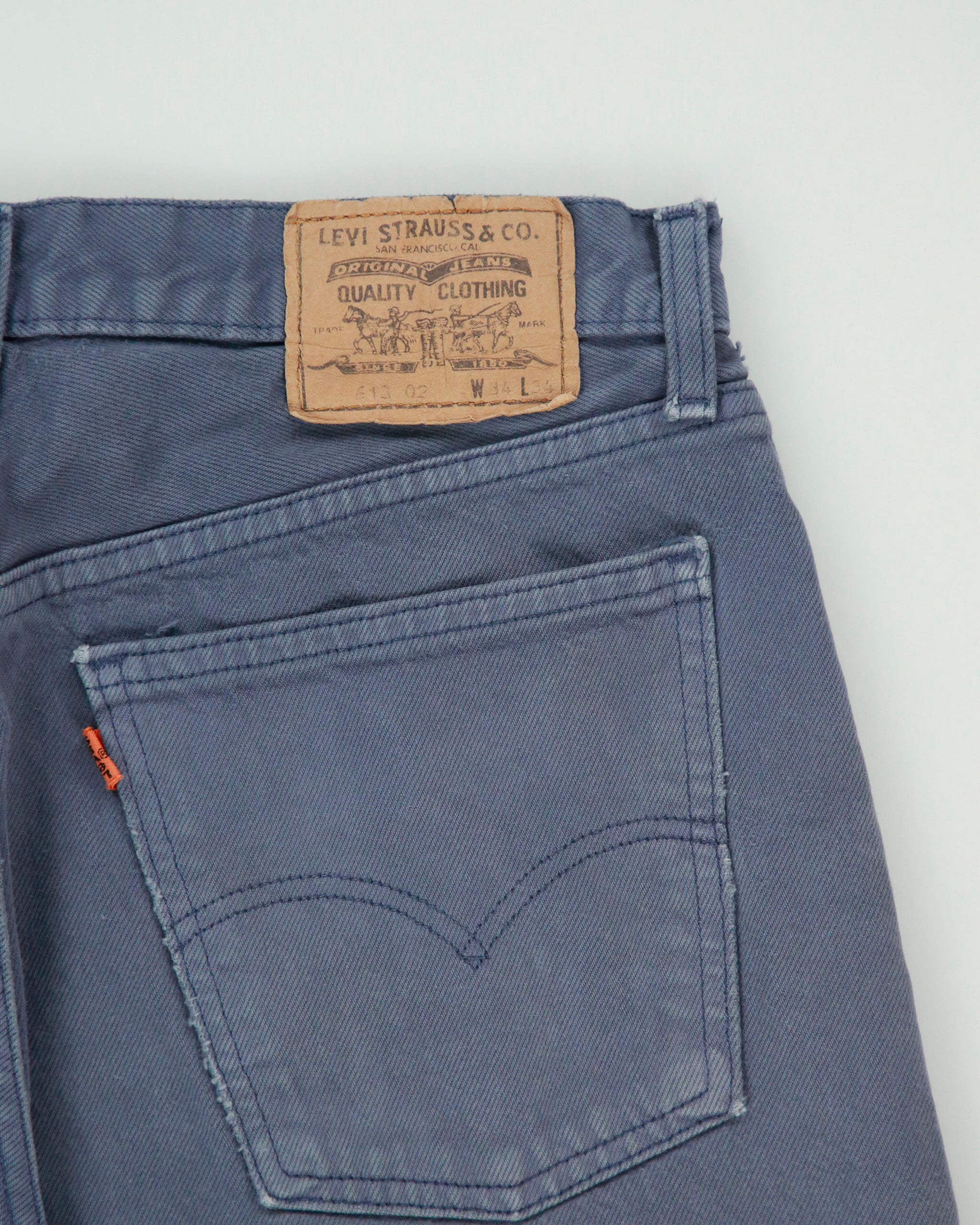 Vintage 1994 Levi's 631 Orange Tab Made In UK Jeans - W32 L33