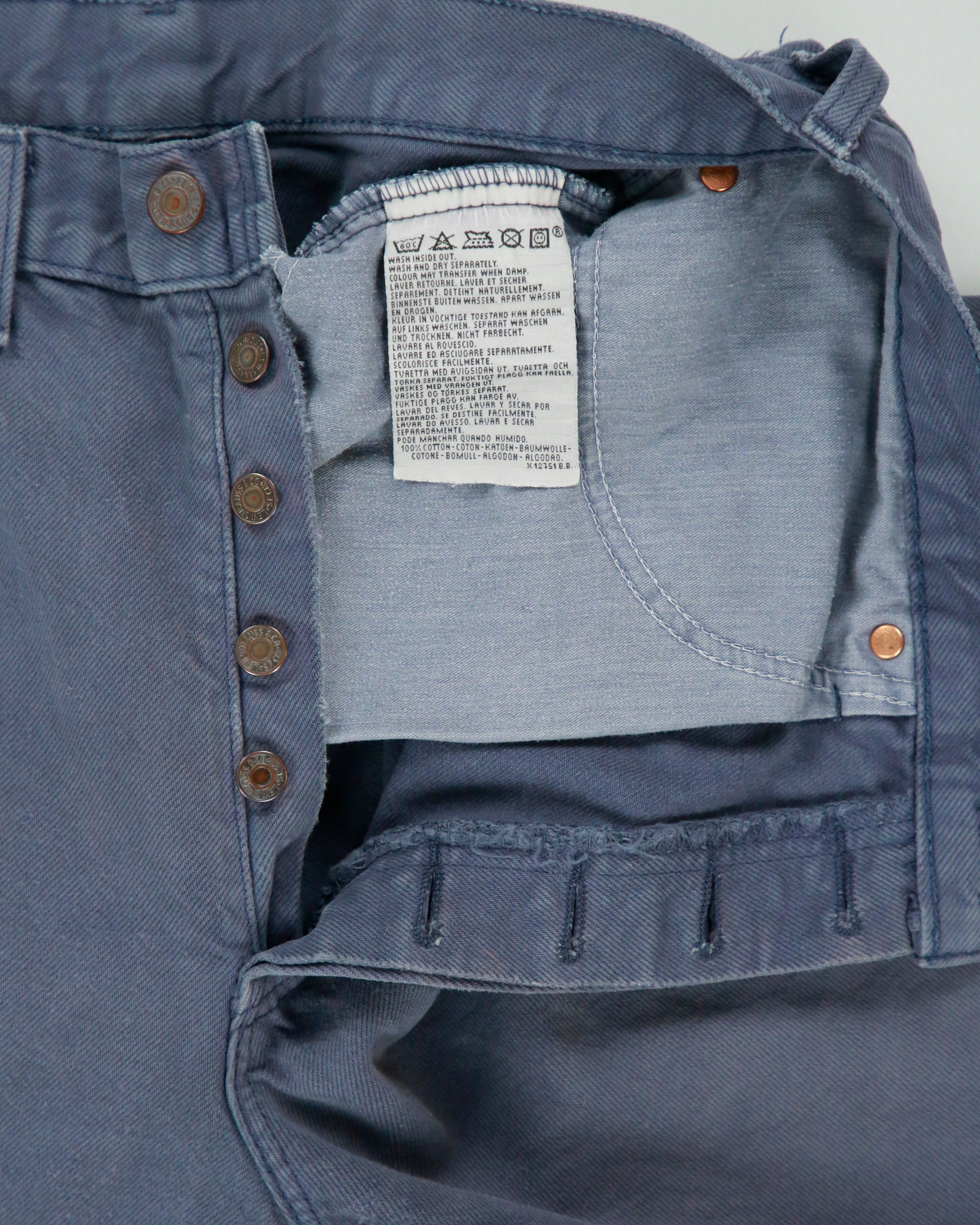 Vintage 1994 Levi's 631 Orange Tab Made In UK Jeans - W32 L33