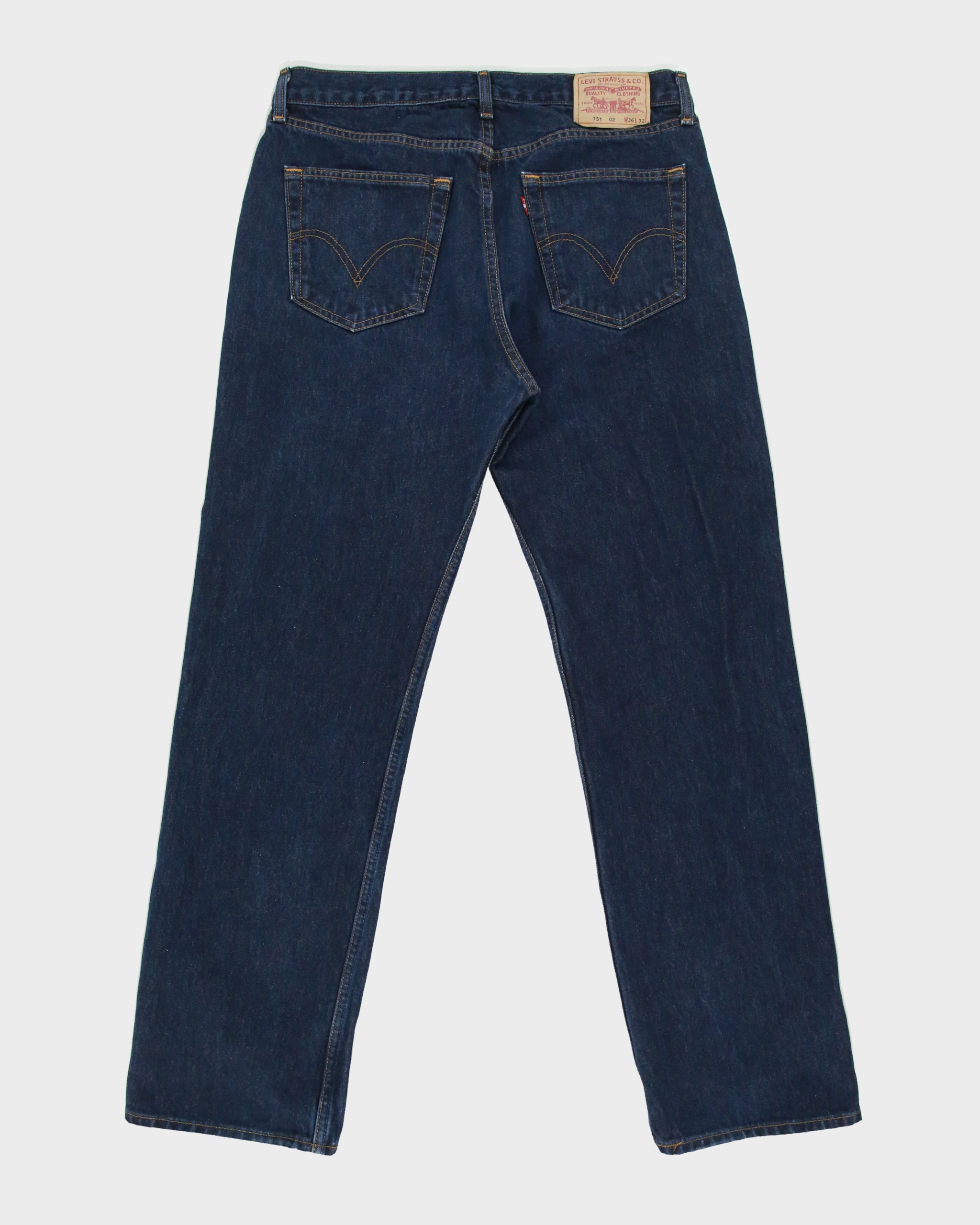 Vintage 2004 Levi's 751 Straight Leg Mid Rise Jeans - W34 L31