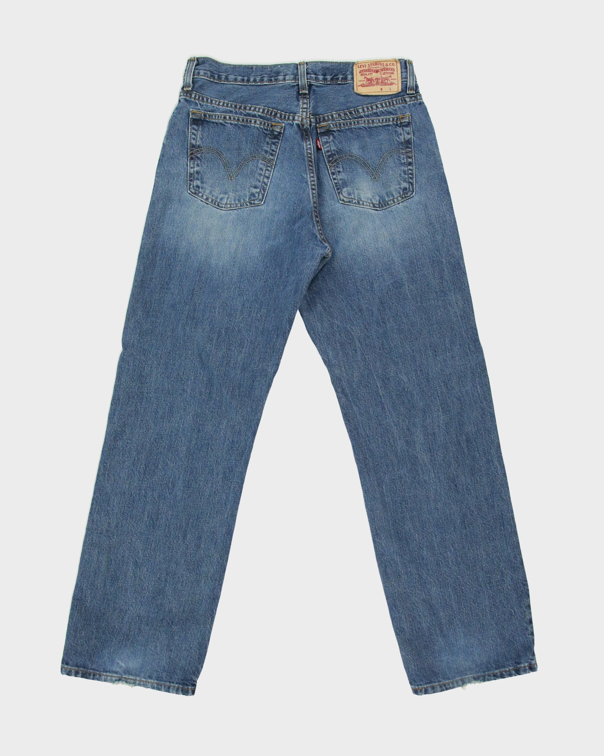 Vintage 2000s Levi's 505 Batwing Tag Regular Fit Straight Leg Jeans - W30 L29