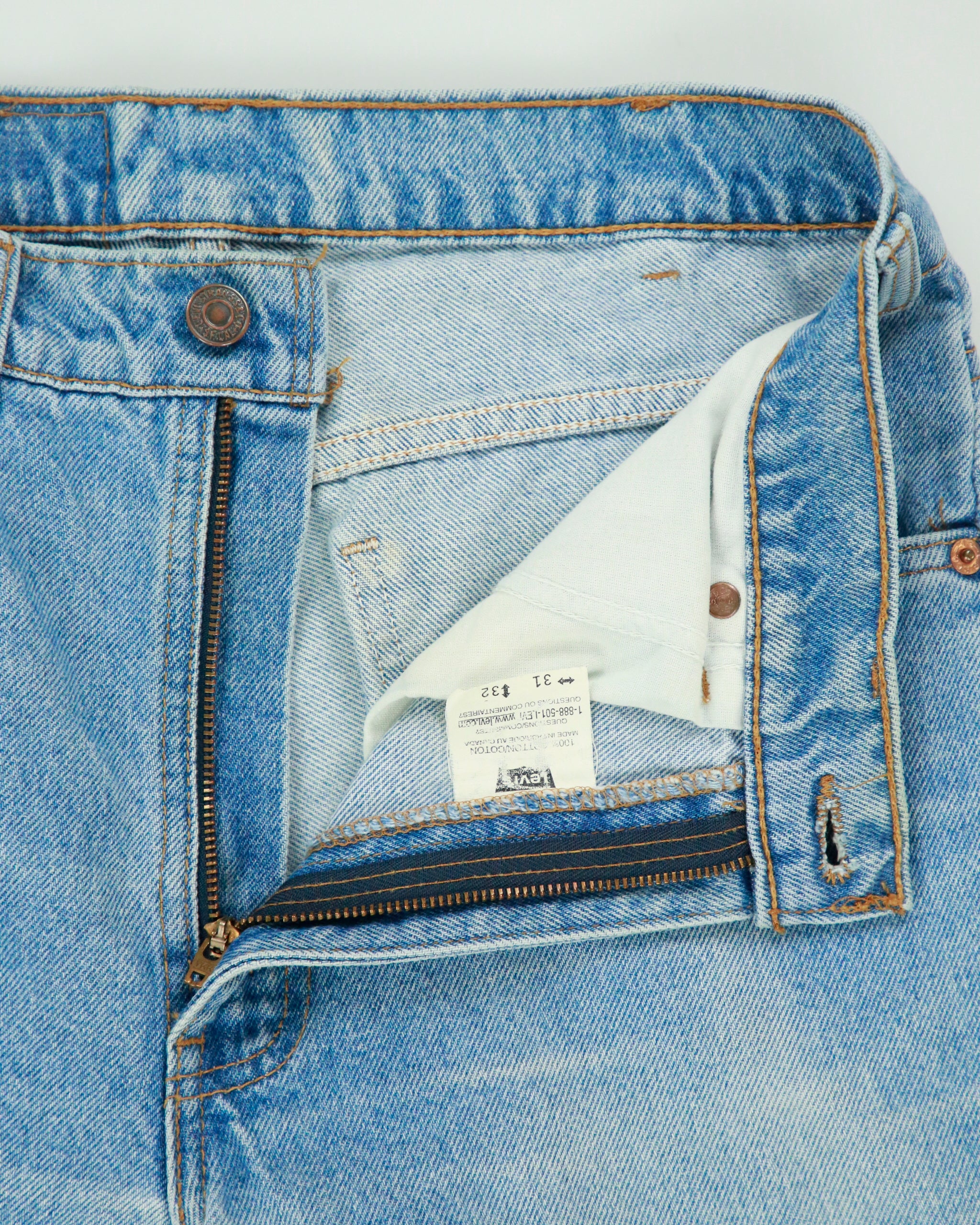 Vintage 1992 Levi's 619 Batwing Tag Orange Tab Jeans - W30 L32