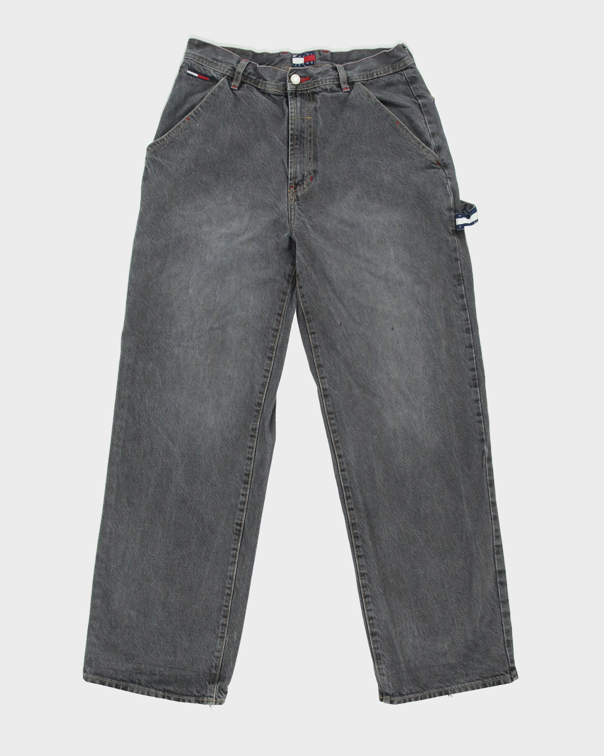 Vintage 1990s Tommy Hilfiger Wide Leg Carpenter Jeans - W31 L30